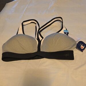 Champion Women's Black and Gray Sports Bra